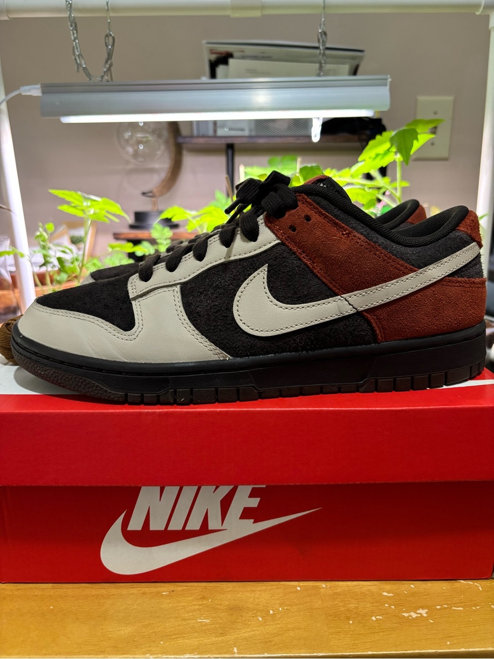 Nike Men’s Dunk Low “RED PANDA” Sneakers.